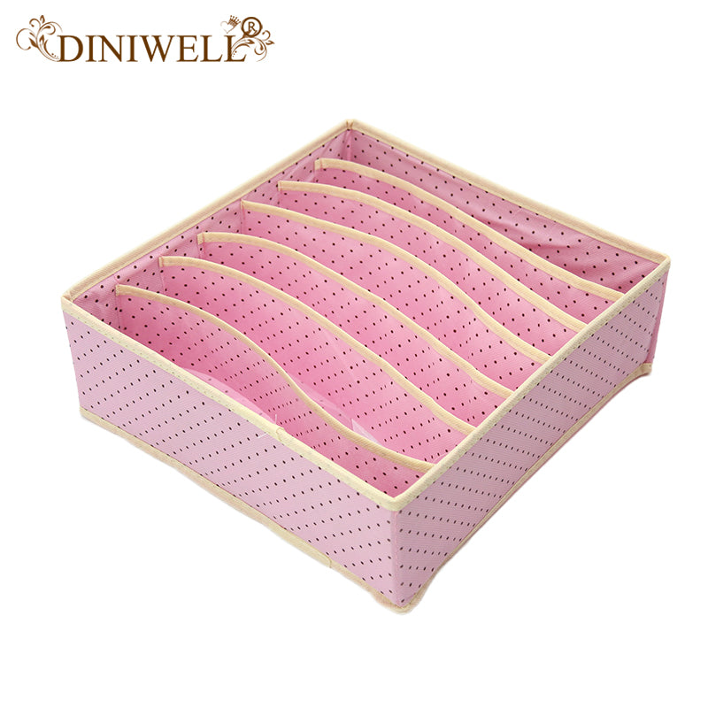 Pink Non-woven Foldable Storage