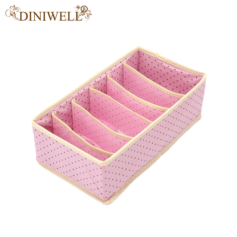 Pink Non-woven Foldable Storage