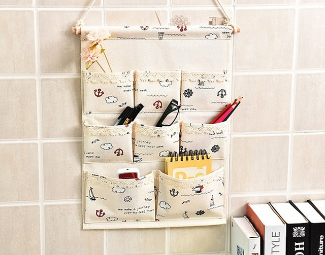 Sundry Cotton Wall Hanging Organizer